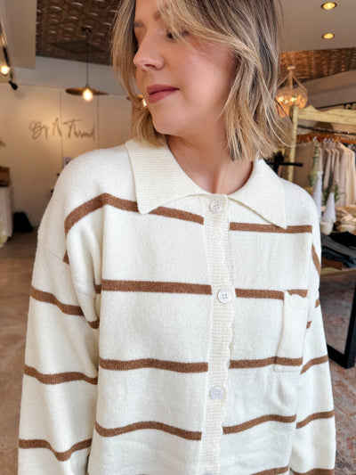 Lowen Striped Cardigan