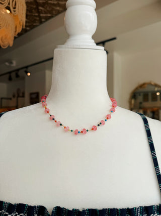 Quartz Beaded Necklace
