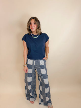 Drew Gingham Pant