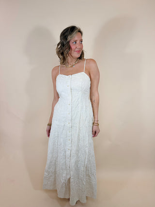 Angela Textured Midi Dress
