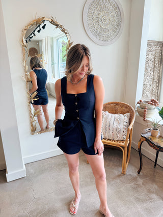 Anastasia Linen Short Set