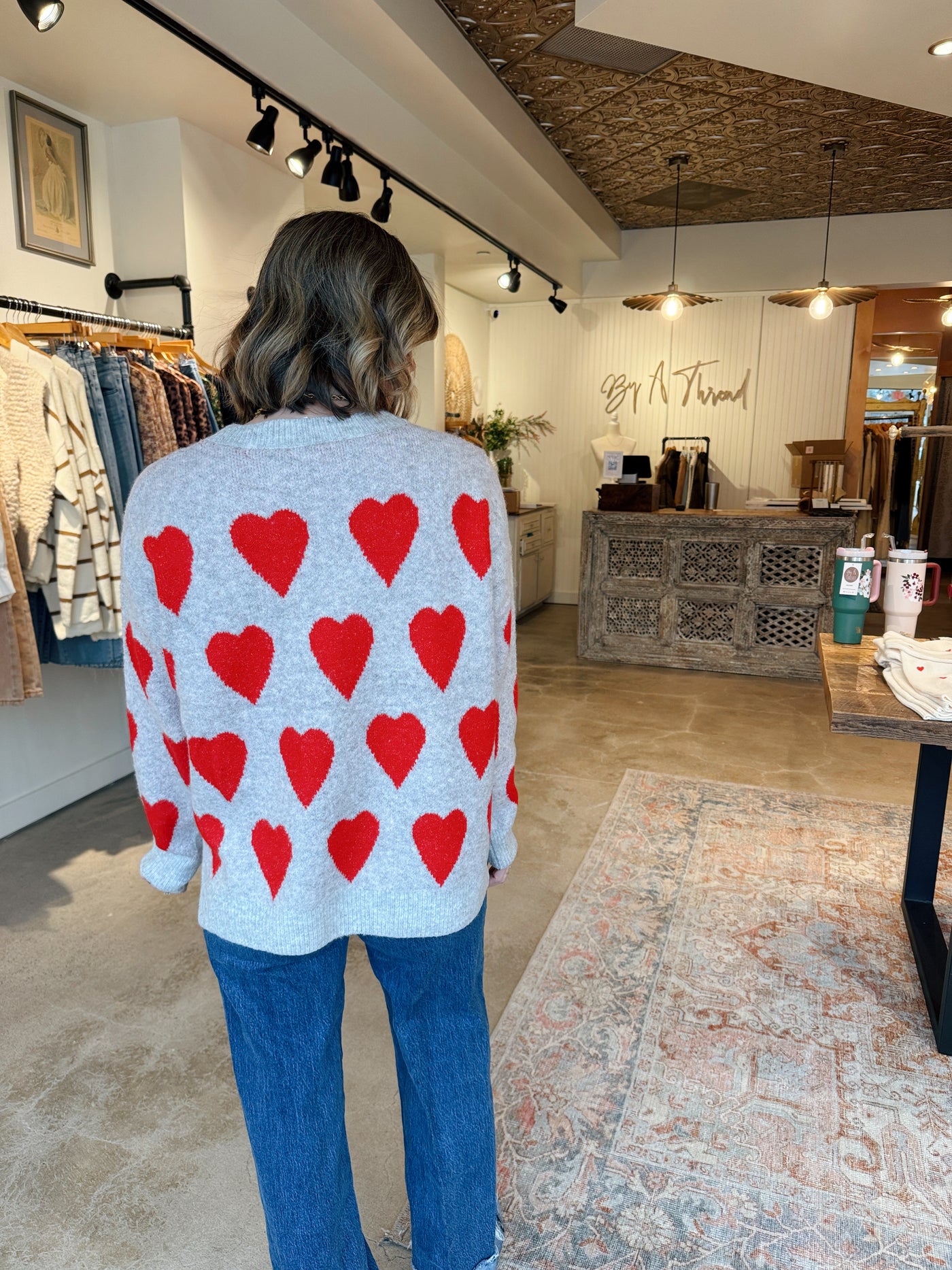 Amorey Heart Sweater