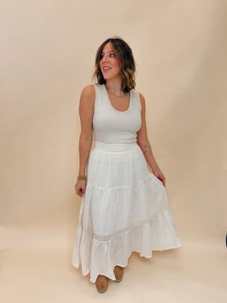 Sloane Crochet Maxi Skirt