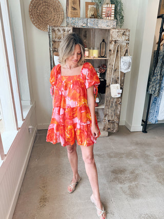 Adley Floral Mini Dress