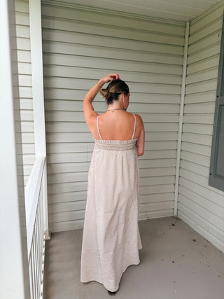 Grace Striped Maxi Dress
