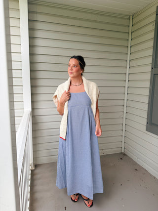 Eden Gingham midi Dress