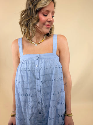 Sophia Eyelet Maxi Dress