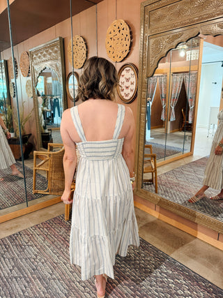 Sammie Striped Midi Dress