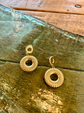 Gold Drop Earring