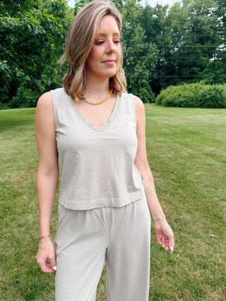 Sloane V Neck Tank Top