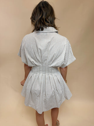 Louisa Gingham Mini Dress