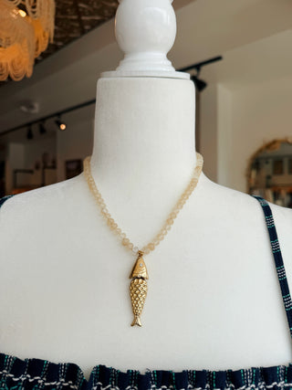 Koi Fish Bead Necklace