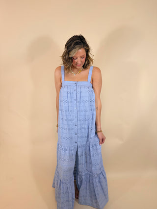 Sophia Eyelet Maxi Dress