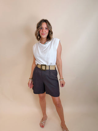 Fallon Belted Short