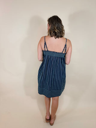 Olivia Striped Mini Dress
