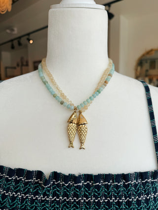 Koi Fish Bead Necklace
