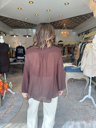 Francesca Ruffle Top