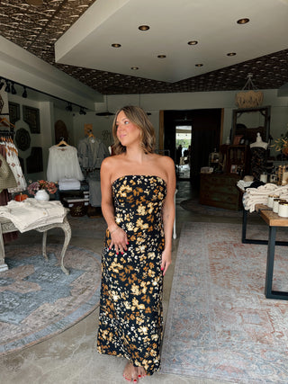 Navy Midi Dress