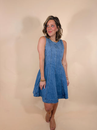 Juliana Denim Mini Dress