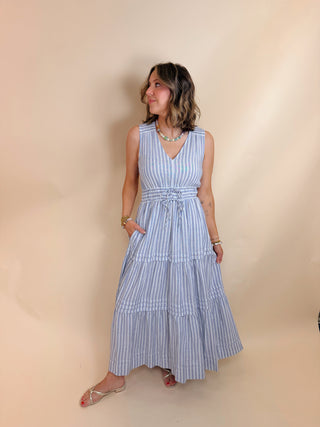 Blake Striped Maxi Dress