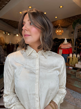 River Jacquard Blouse