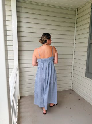 Eden Gingham midi Dress