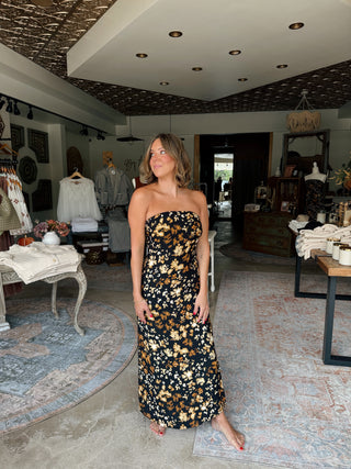 Navy Midi Dress