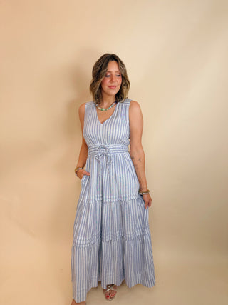 Blake Striped Maxi Dress