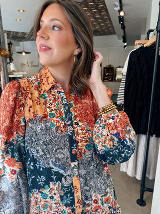 Charlie Patchwork Mini Dress