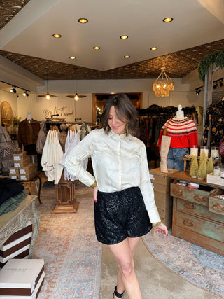 Madison Sequin Shorts