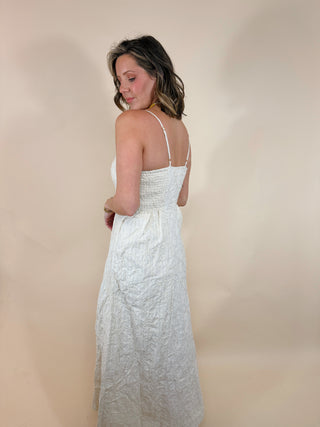 Angela Textured Midi Dress