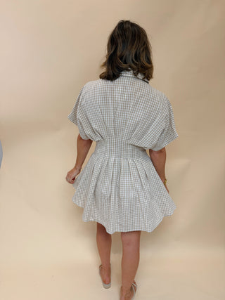 Louisa Gingham Mini Dress