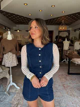 Nerina Denim Romper