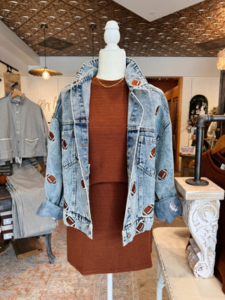 Nittany Football Denim Jacket