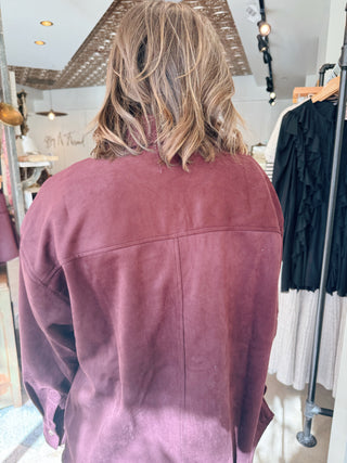 Fiona Suede Shirt Jacket