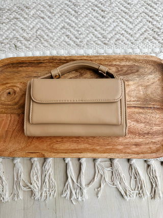 Honey Rectangular Crossbody w/ Chain