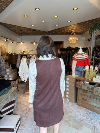 Calliope Suede Mini Dress