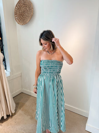 Gracie Striped Maxi Dress