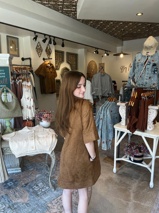 Khari Suede Dress