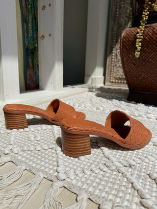 Riley Woven Heel Sandal
