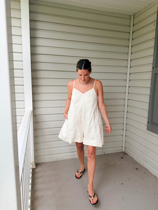 Abigail Denim Romper