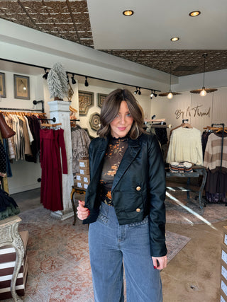 Whitney Faux Leather Jacket