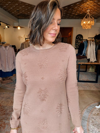 Stella Appliqué Sweater Dress