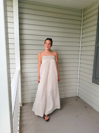 Grace Striped Maxi Dress