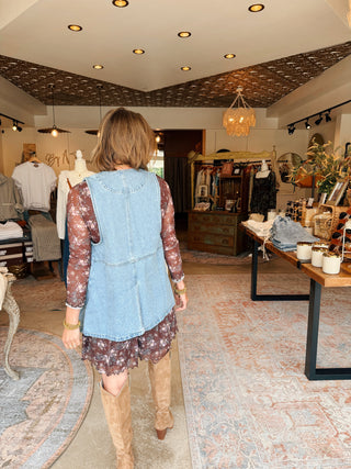 Sabrina Denim Vest