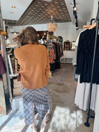 Winley Plaid Midi Skirt