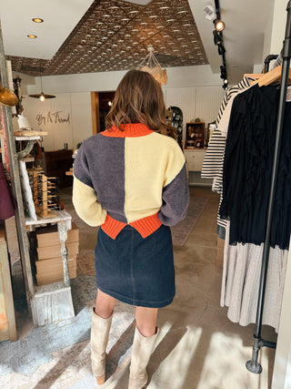 Demi Denim Mini Skirt