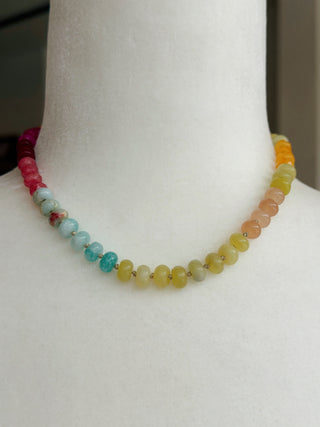 Natural Stone Beaded Necklace