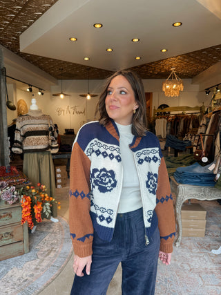 Rose Sweater Jacket