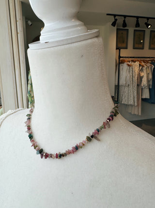 Semi Precious Natural Beaded Necklace
